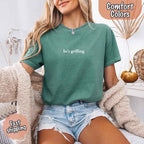He's Grilling – Funny Summer BBQ Comfort Color Shirt for Women