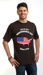 4th of July Men's Bamboo Viscose & Organic Cotton Tee