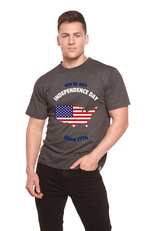 4th of July Men's Bamboo Viscose & Organic Cotton Tee
