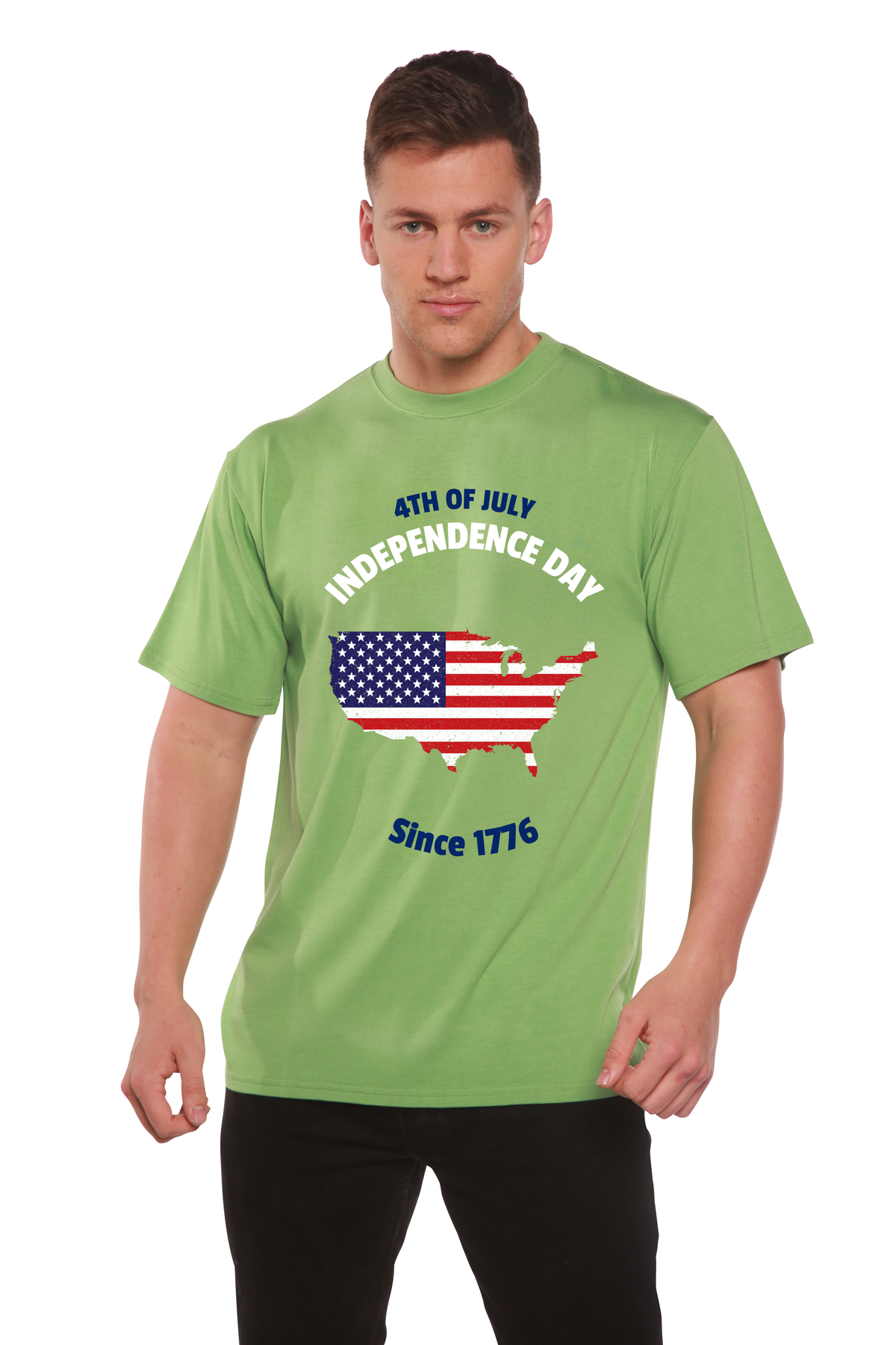 4th of July Men's Bamboo Viscose & Organic Cotton Tee