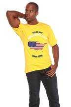 4th of July Men's Bamboo Viscose & Organic Cotton Tee