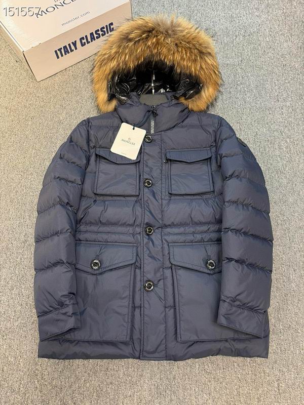 Moncler Augert Men's Navy Down Puffer Jacket 2027
