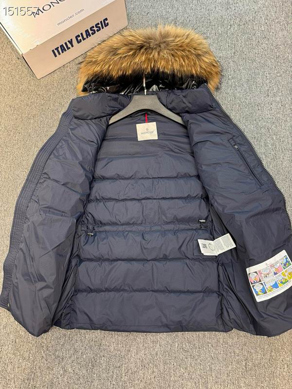Moncler Augert Men's Navy Down Puffer Jacket 2027