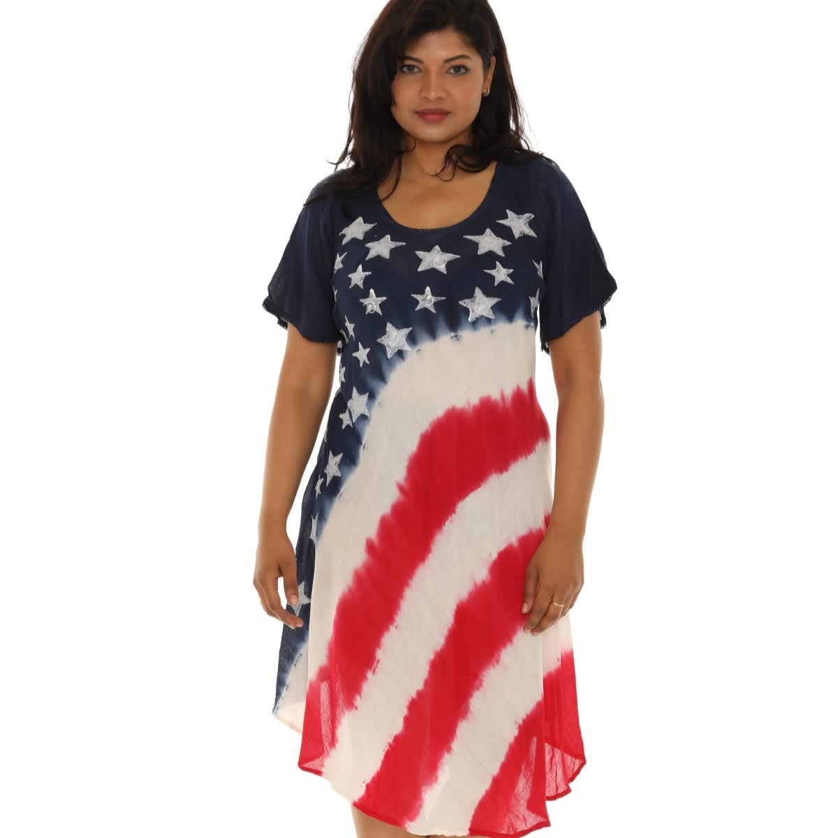 Shoreline Wear Wrapping Stars and Stripes Dress